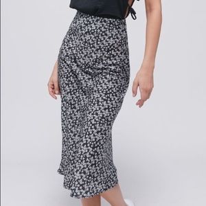 UO Rowan midi slip skirt